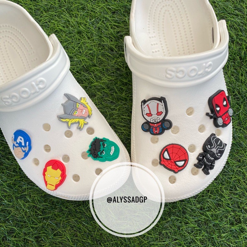 Marvel Avengers Jibbitz Crocs Shoe Charm Antman Deadpool