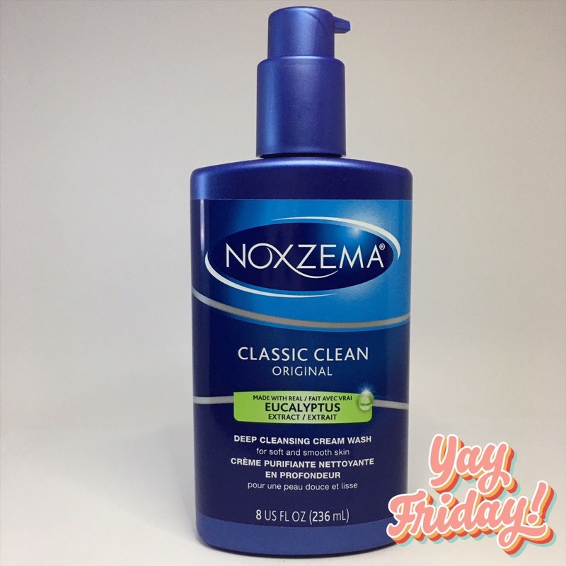 noxzema deep cleansing cream eucalyptus