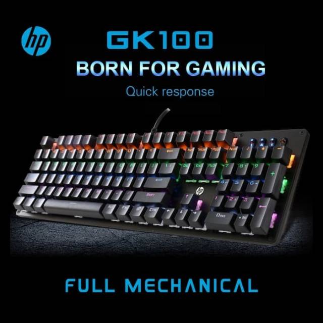 HP Mechanical Gaming Keyboard GK100 Shopee Philippines