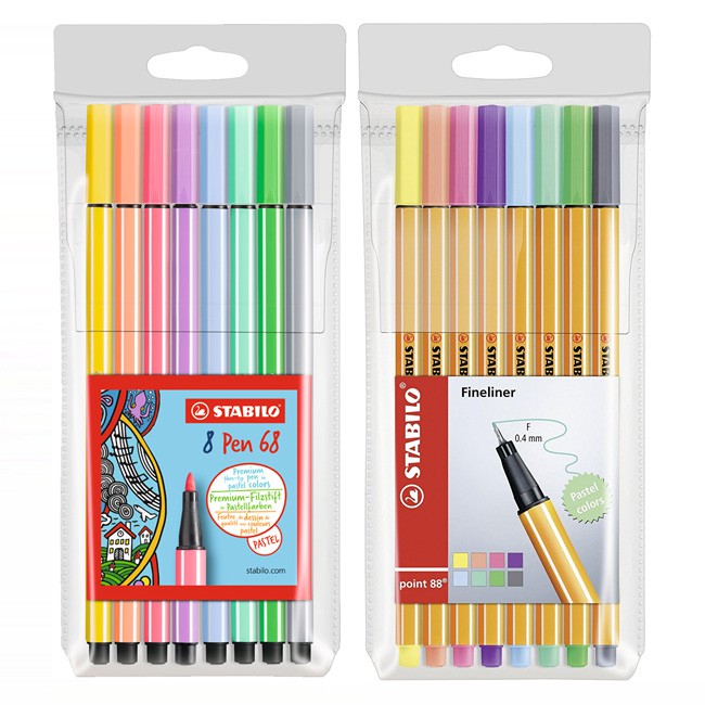 Merchandiser Op de loer liggen beu STABILO Pastel Pen 68 - Point 88 Color 8's