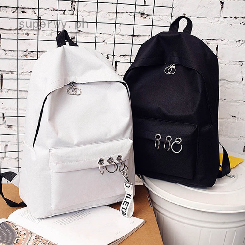 white backpack