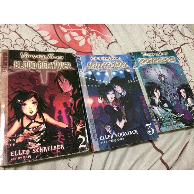 Vampire Kisses Set (Vol. 2, Vol. 3, Graveyard Games) | Shopee Philippines