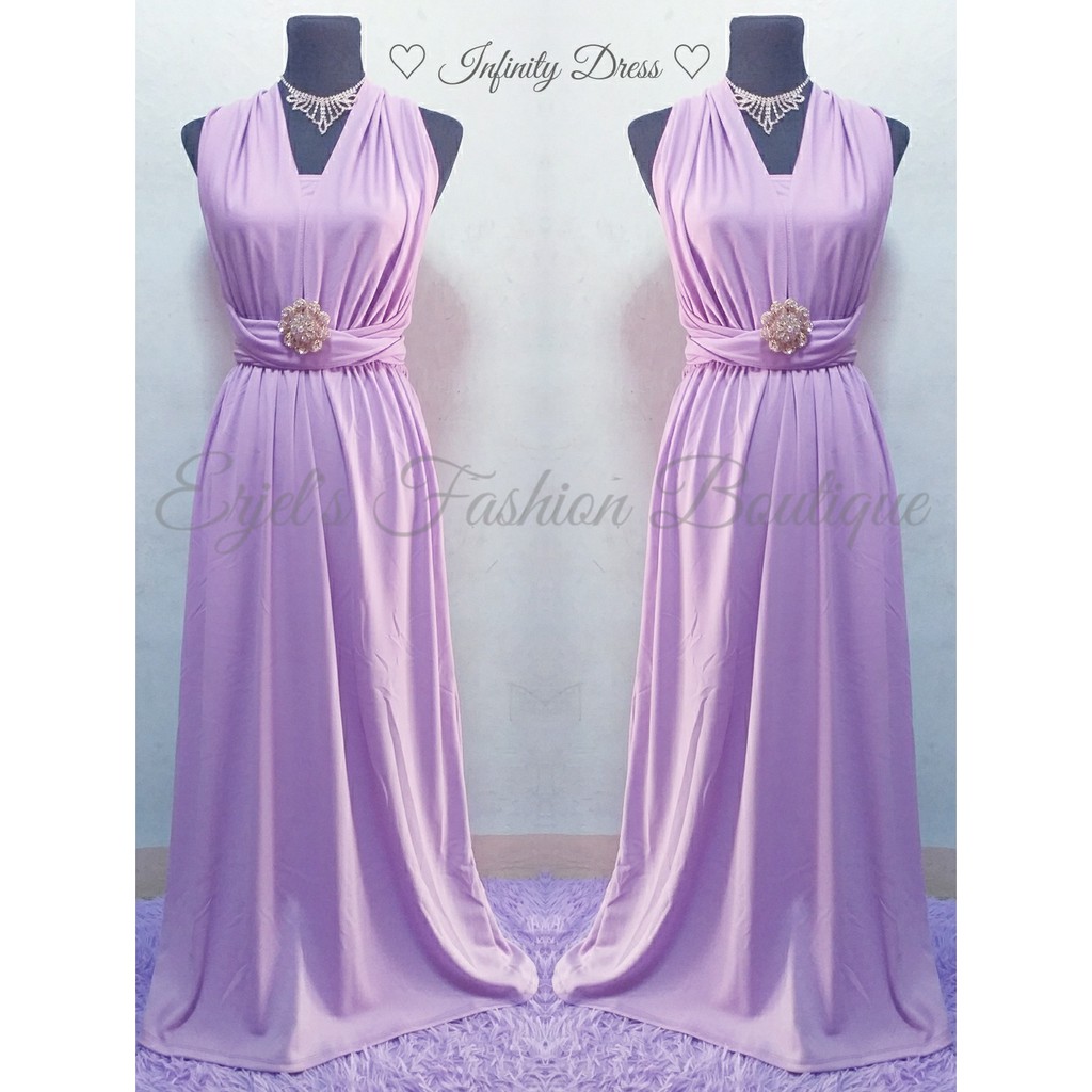 lavender infinity dress