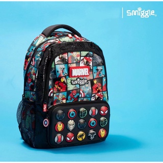 New Smiggle MARVEL Backpack Boys backpack for primary Children