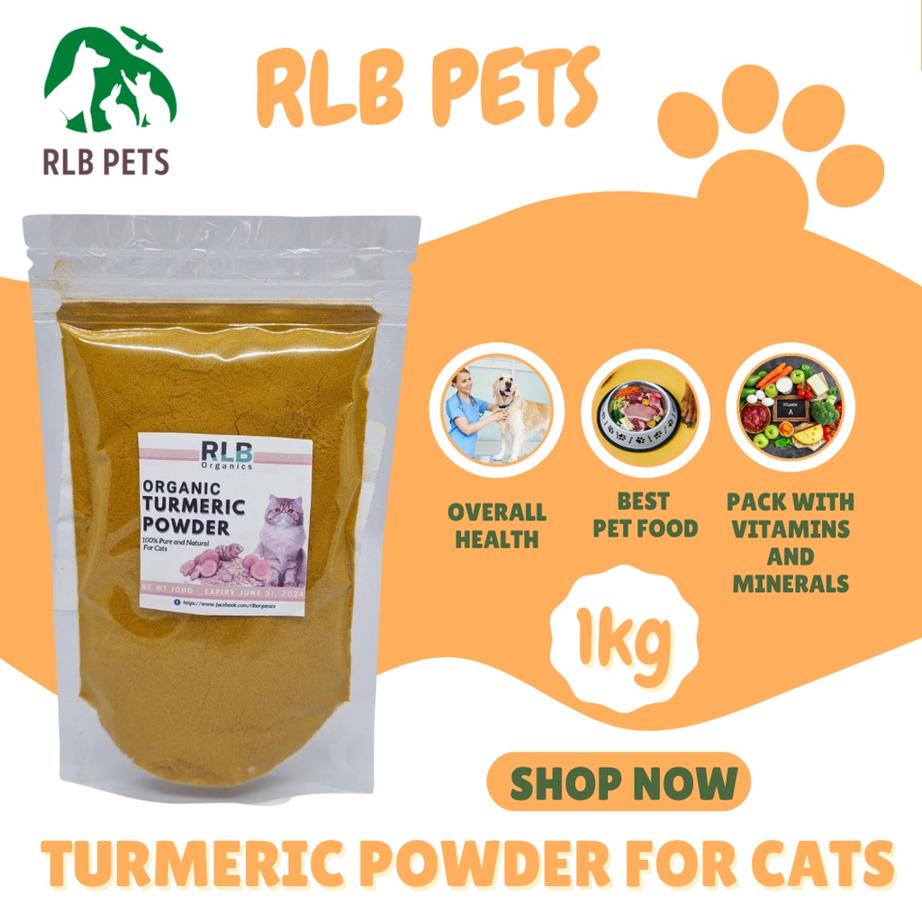 Turmeric Powder for Cats Luyang Dilaw Powder Overall Health with