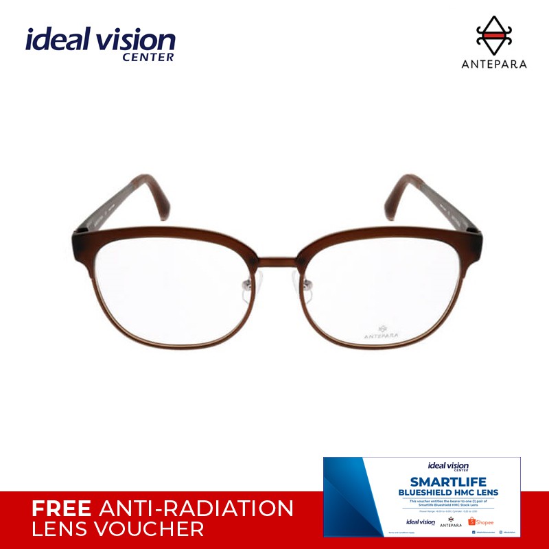 Antepara BUSAN ASB1002 Unisex Square Eyeglasses With Free Blueshield ...
