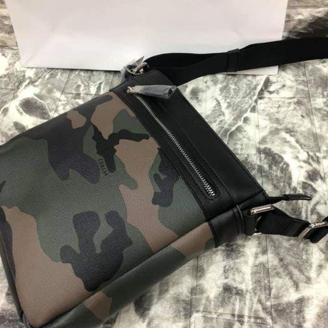 coach camo mens bag