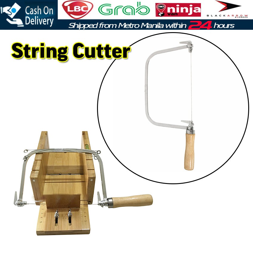 Soap Cutter Slicer For Candle Wax Soap Loaf Wire String Cutter Saw Soap