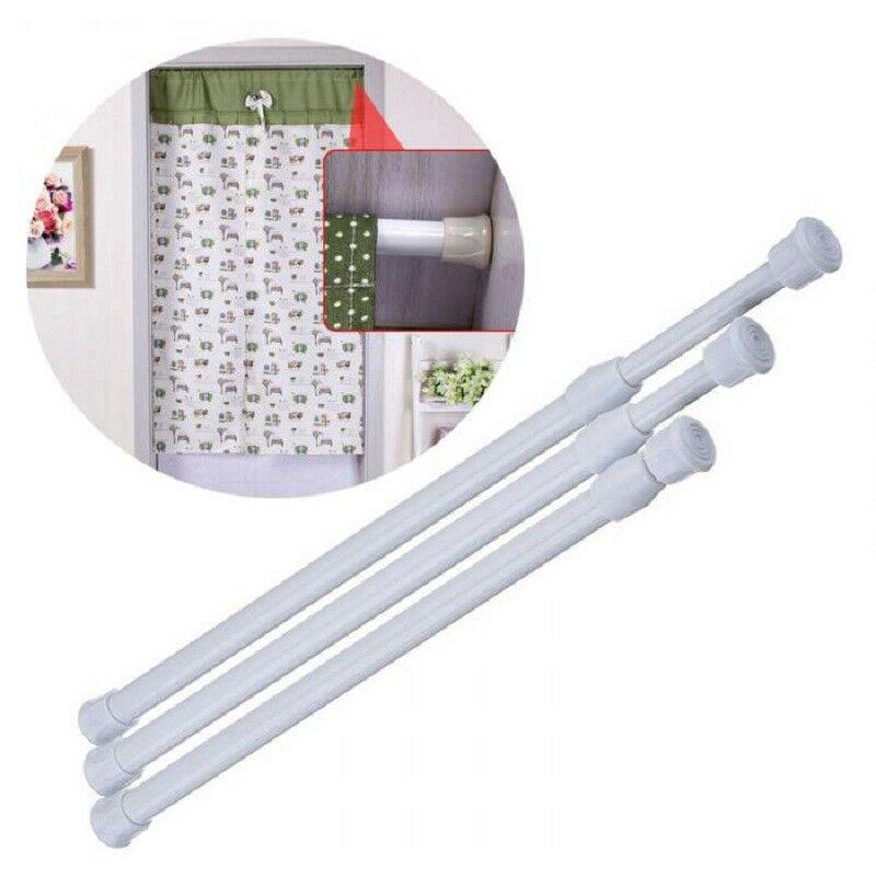 Cupboard Bars Tension Rod Adjustable Metal Curtain RodAdjustable