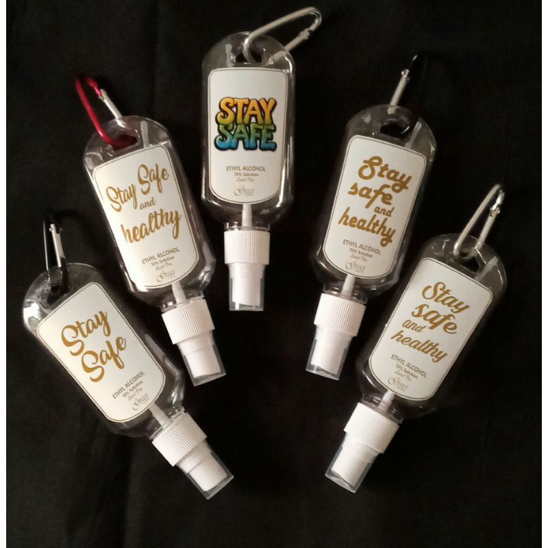 50ml 70 solution scented ALCOHOL spray with keychain Shopee Philippines