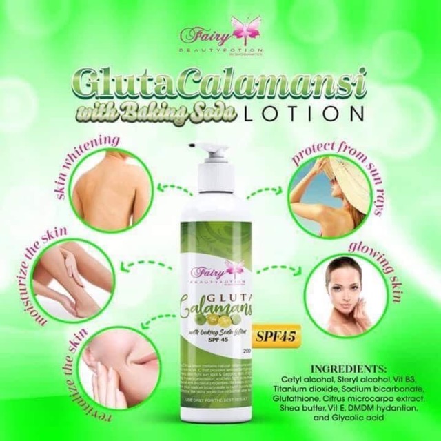 Fairy Beauty Potion Glutamansi With Baking Soda Lotion Shopee Philippines