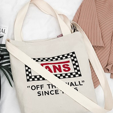 vans canvas tote bag