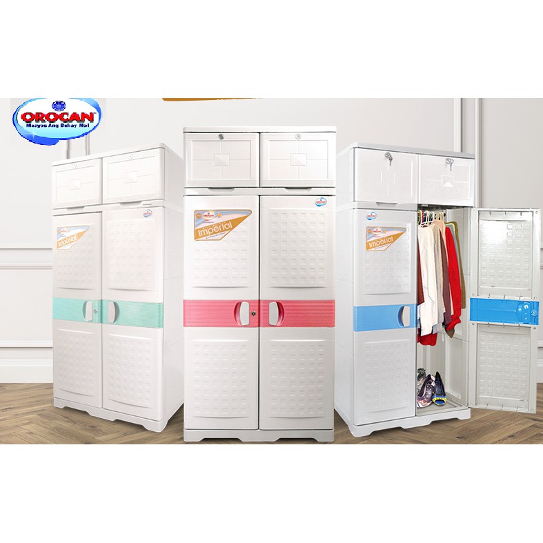 Orocan Imperial Full Cabinet & Drawer (Pink/Blue/Green) | Shopee