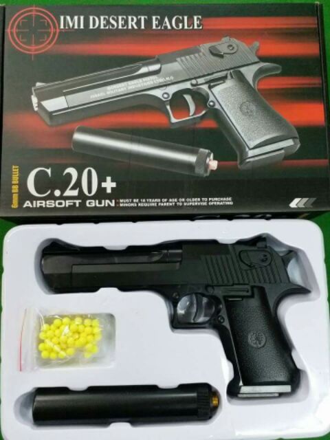 Kwc Desert Eagle 50ae Co2 Airsoft Pistol Stainless Airsoft Bb Guns