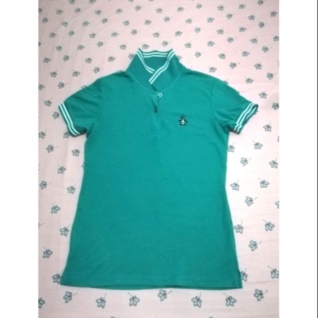 teal color polo shirt