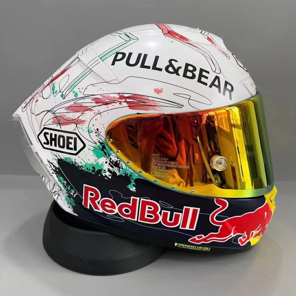 New SHOEI X14 Graffiti / X14 Red Bull / Full Face Helmet / SHOEI Red