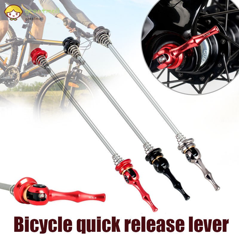 Quick Release Skewers MTB Road Bike Cycling Ti Axle QR Levers 100/130 100/135mm 
