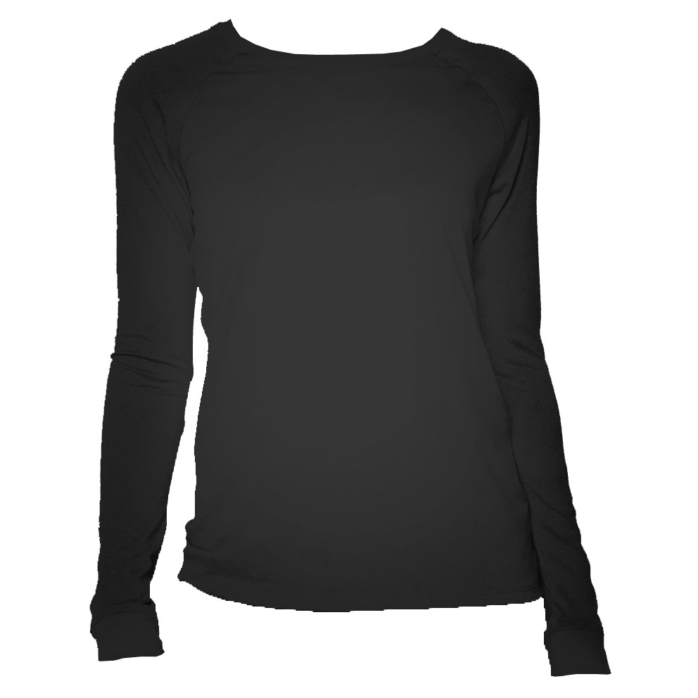long sleeve plain black