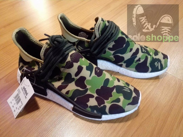 nmd hu x bape