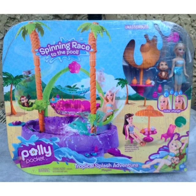 polly pocket tropical splash adventure