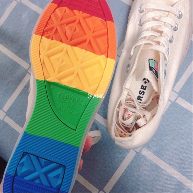 converse all star rainbow jelly