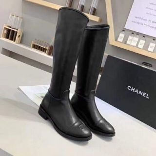 chanel high boots