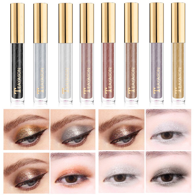 gold silver eyeshadow