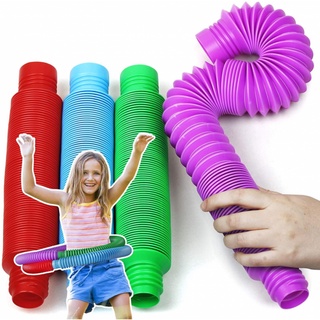 Pop Tubes Sensory Fidget Toy for Autistic Children and Fidgets for Kids Stress Relief Toys DIY Splicing Toys