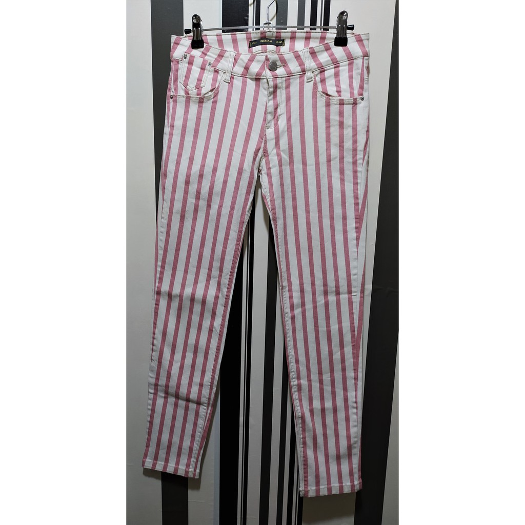 pull and bear striped trousers