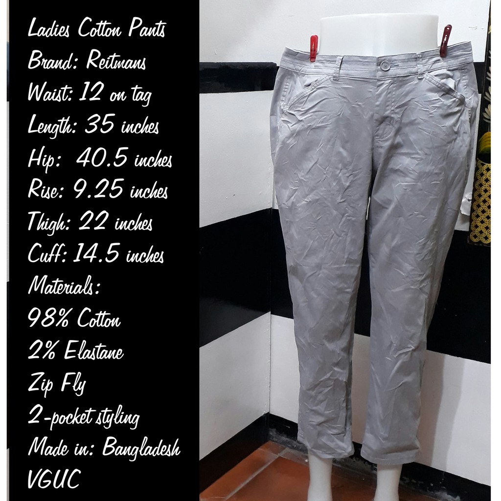 32 inches in pants size