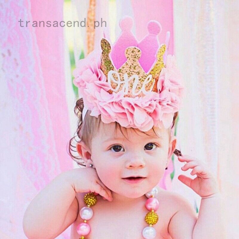 first birthday girl crown