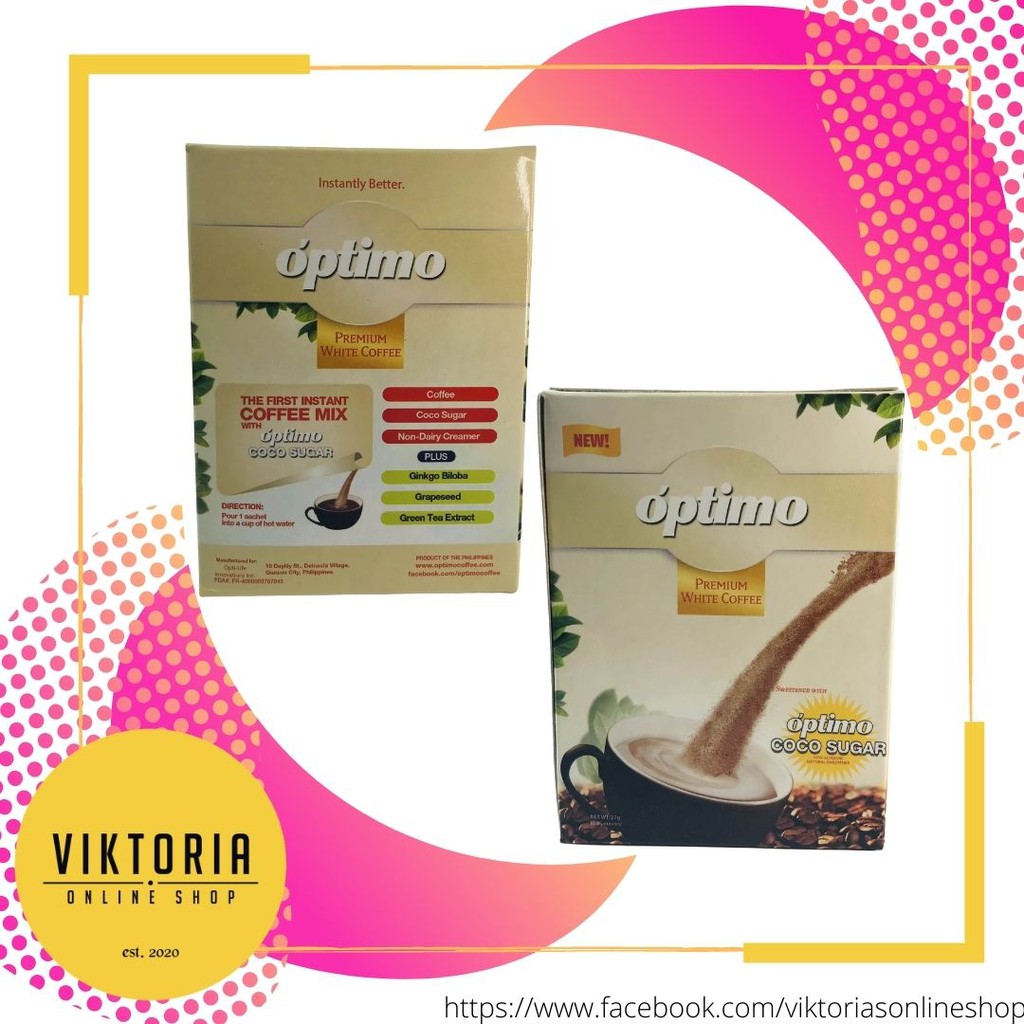 Optimo Premium White Coffee Box Of 5 Shopee Philippines