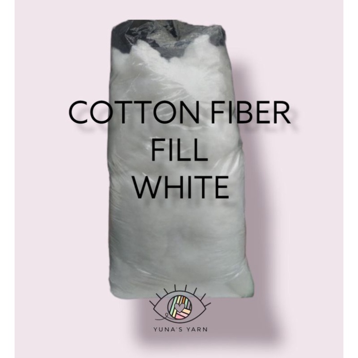 100g White Cotton Fiber fill for your amis (Premium white) Shopee