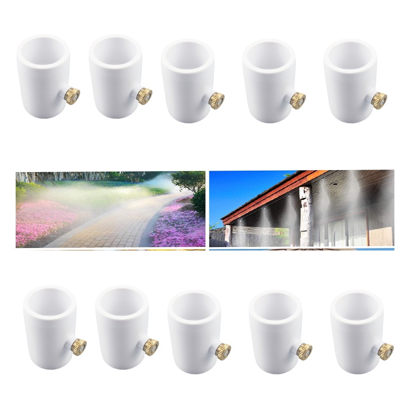 1/2"PVC Mister Fitting Coupling With 3/16''(1024 UNC) Male Thread For