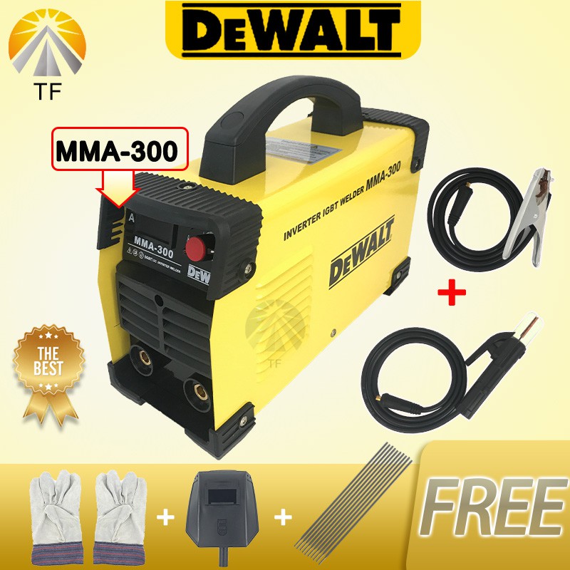 Dewalt Inverter Welding Machine Mma 300a Igbt Inverter Dc Arc Welding Machine Shopee Philippines