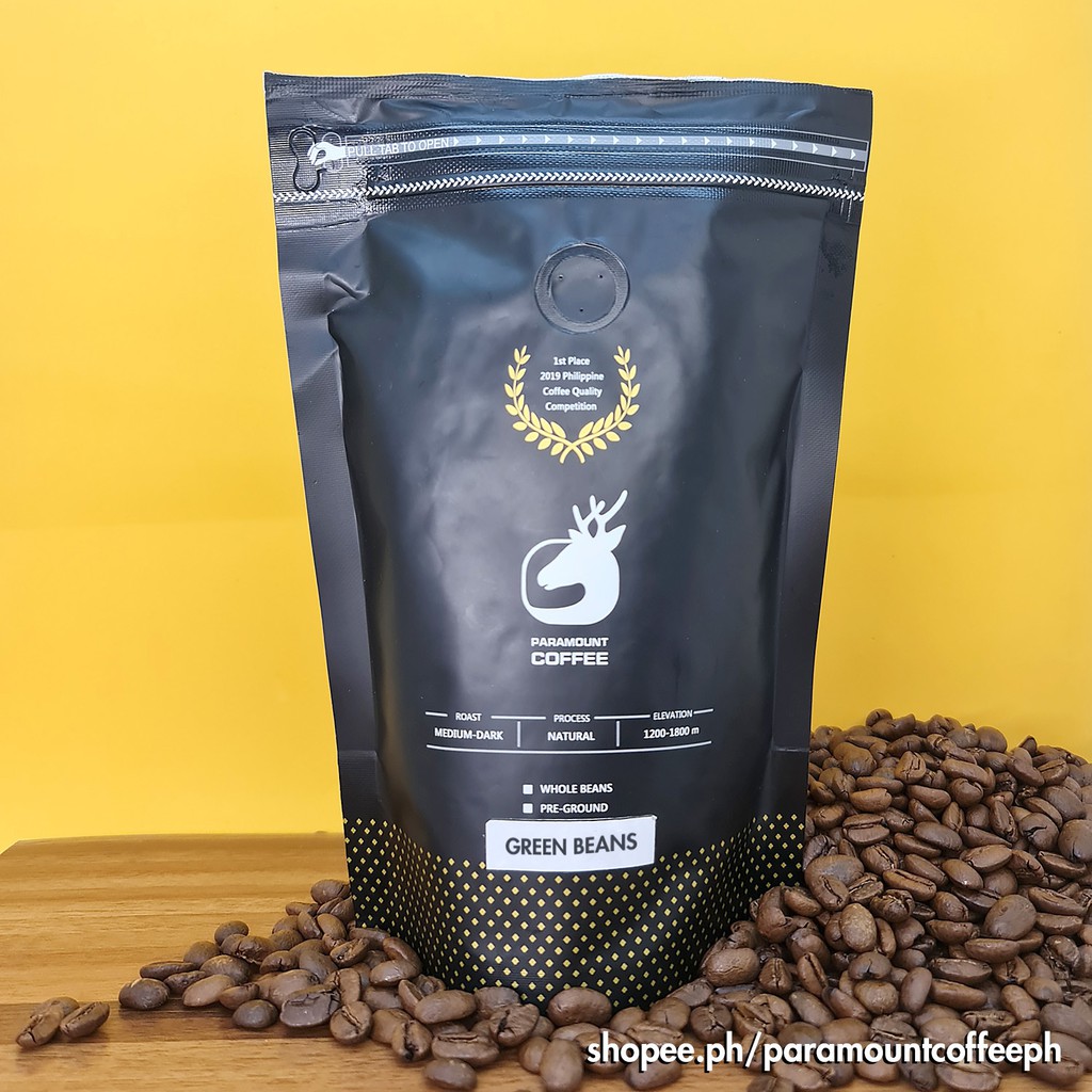 100 Arabica Mt Apo Naturally Processed Green Coffee Whole Beans 1kg 1000g Shopee Philippines
