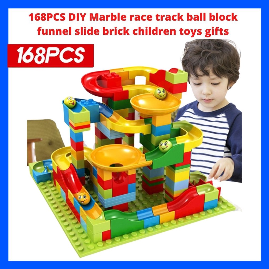 Lego Toys for Boys | Lego toys for girls | Lego blocks | Building Blocks Marble Race Track (168Pcs )
