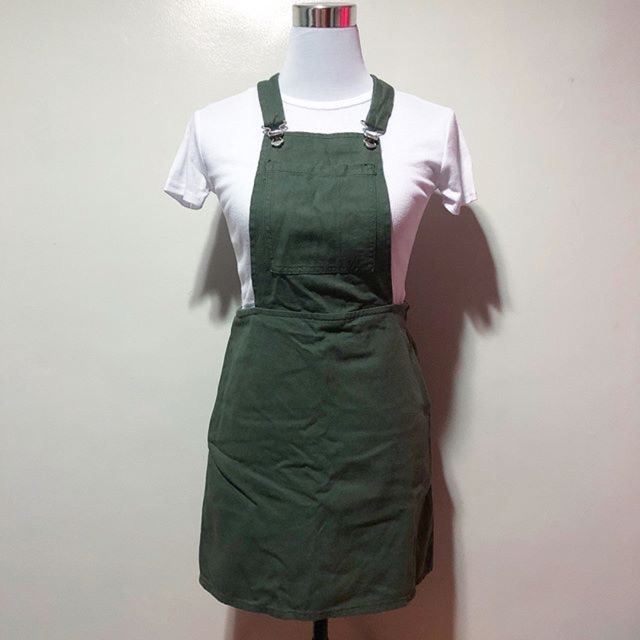 new look pinafore womens dress