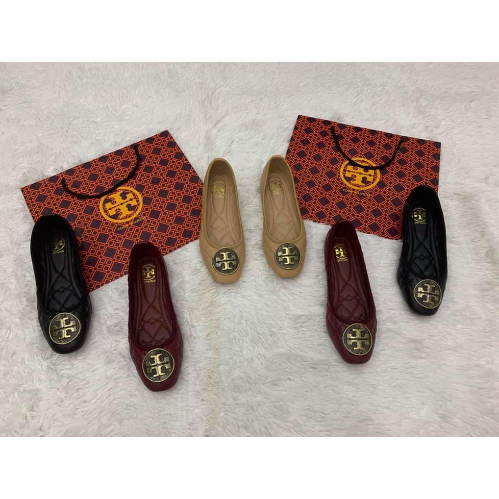 Korean Made Tory Burch Ballet Flat Shoes /Add one size bigger | Shopee  Philippines