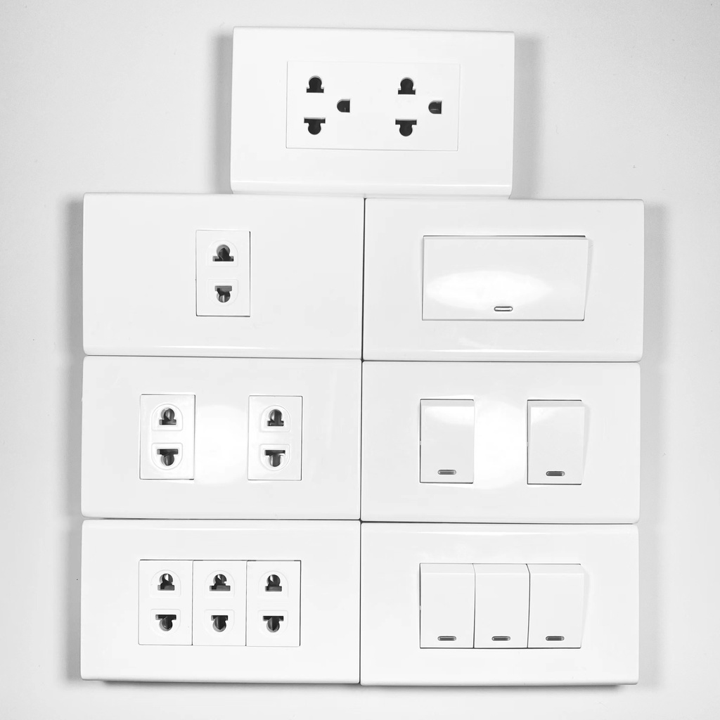 Switch Outlet SUPER Wide Series 1gang 2gang 3gang outlet 1way 3way