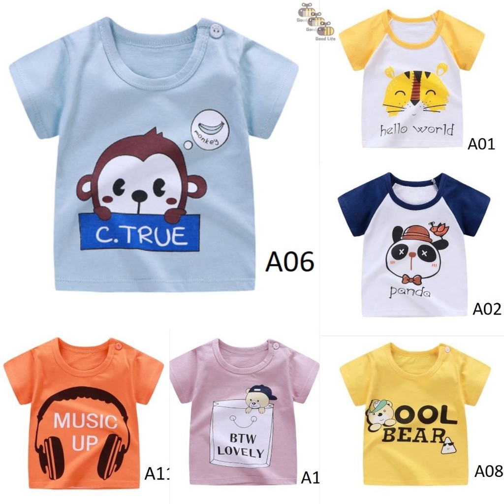Pure cotton fun prints t-shirt for boys and girls/T-shirt for babies/cute t-shirt for kids babies