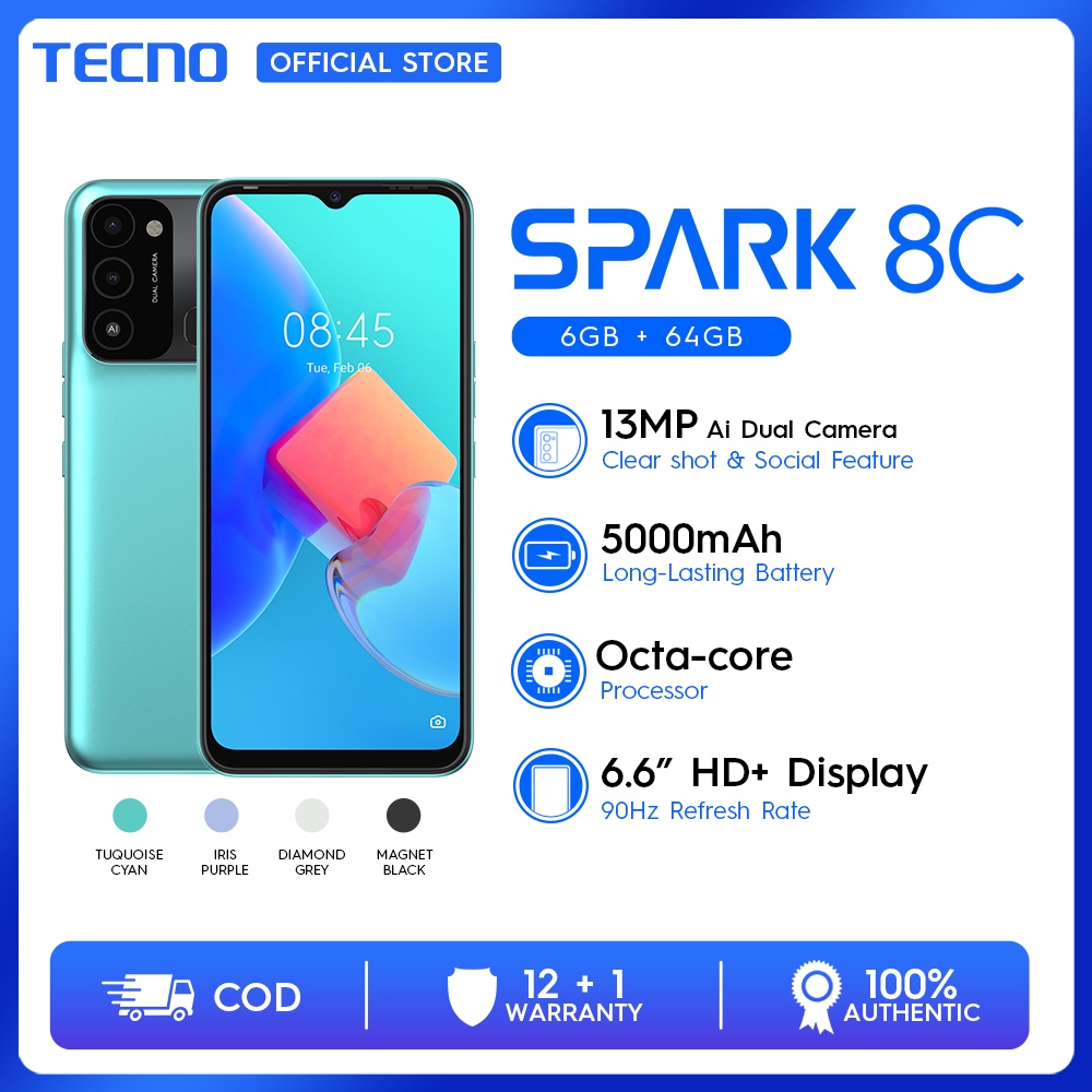 Tecno Spark 8c 4gb 64gb Shopee Philippines