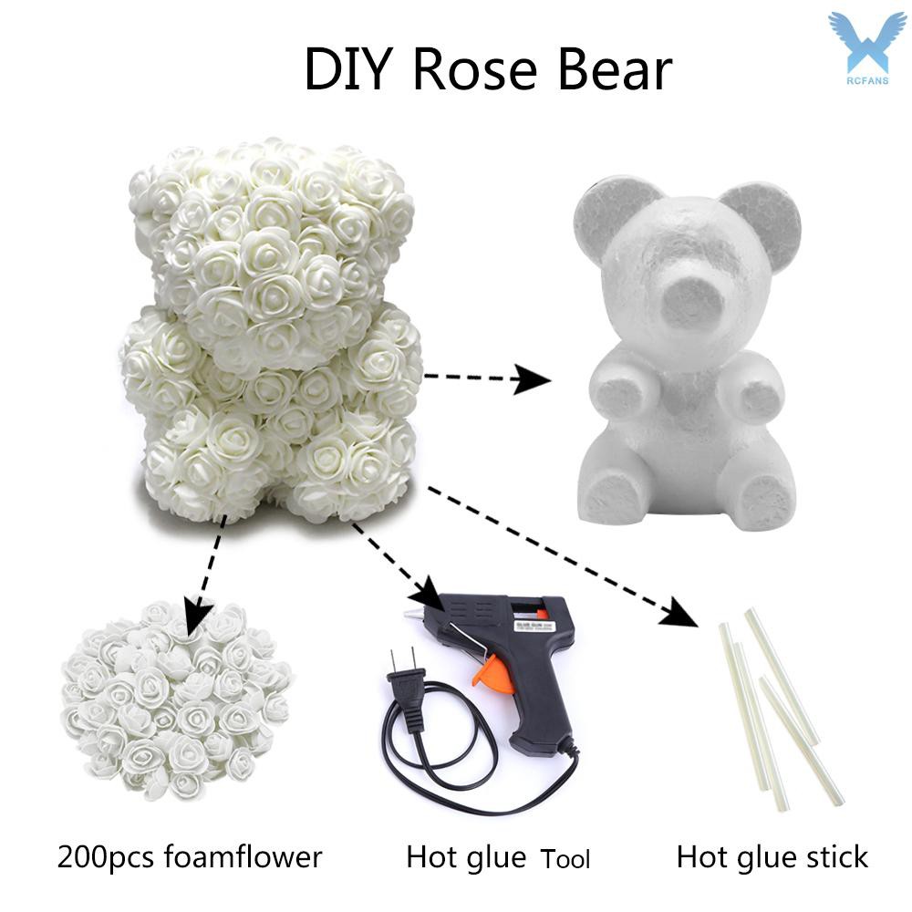 rose bear in box
