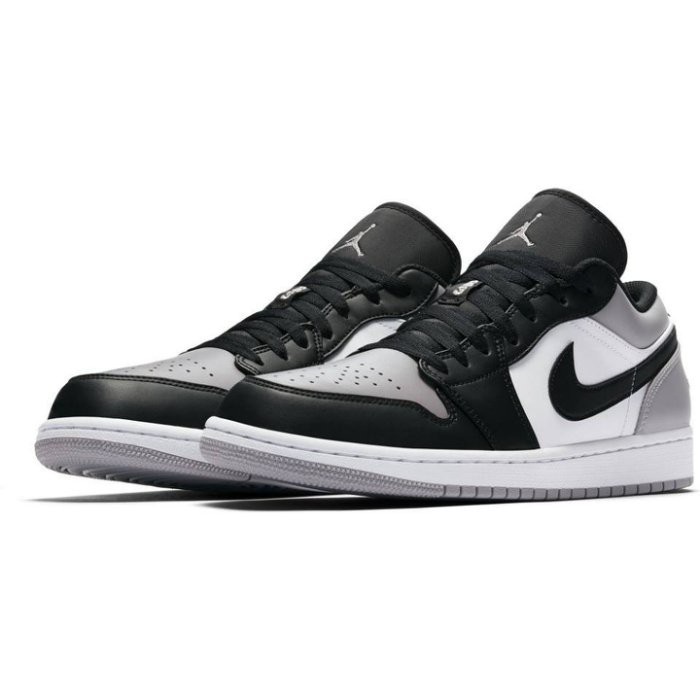 gray and black jordan 1