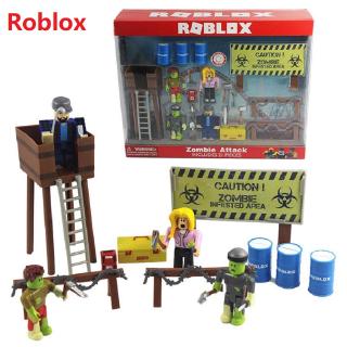 High Quality Roblox Building Blocks Zombie Attack Set Virtual World Games Robot Action Figure Toys Diy Kids Birthday Party Gifts 4 Dolls With Accessories Educational Toys Shopee Philippines - robot building contest 35 4 code name james roblox