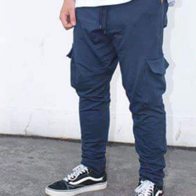 french terry cargo pants