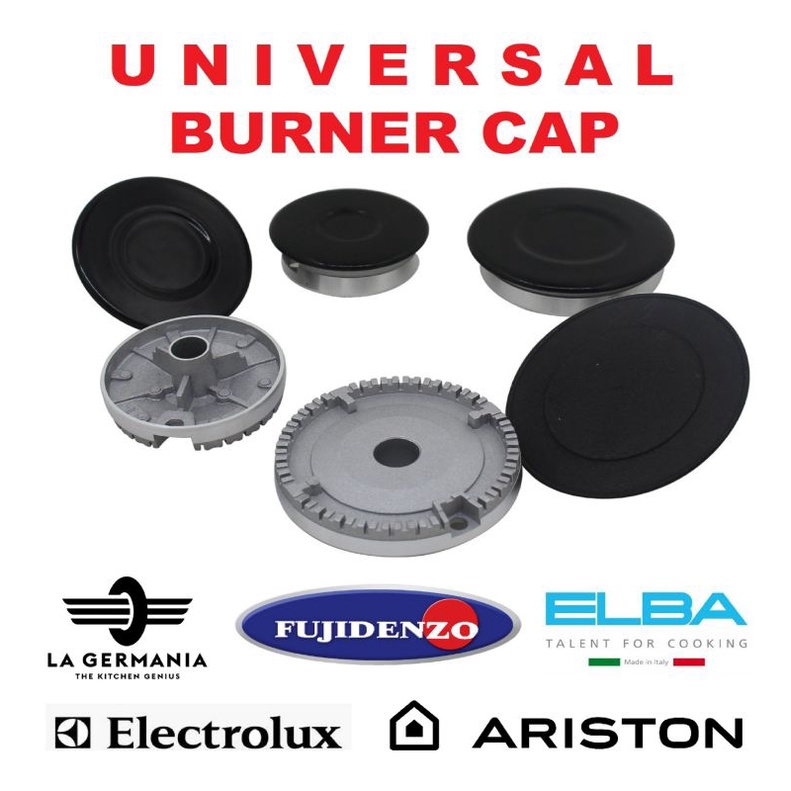 UNIVERSAL BURNER CAP 55 mm 75mm & 100mm LA GERMANIA ARISTON ELBA