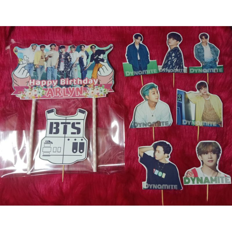 BTS DYNAMITE CAKE TOPPER | Shopee Philippines