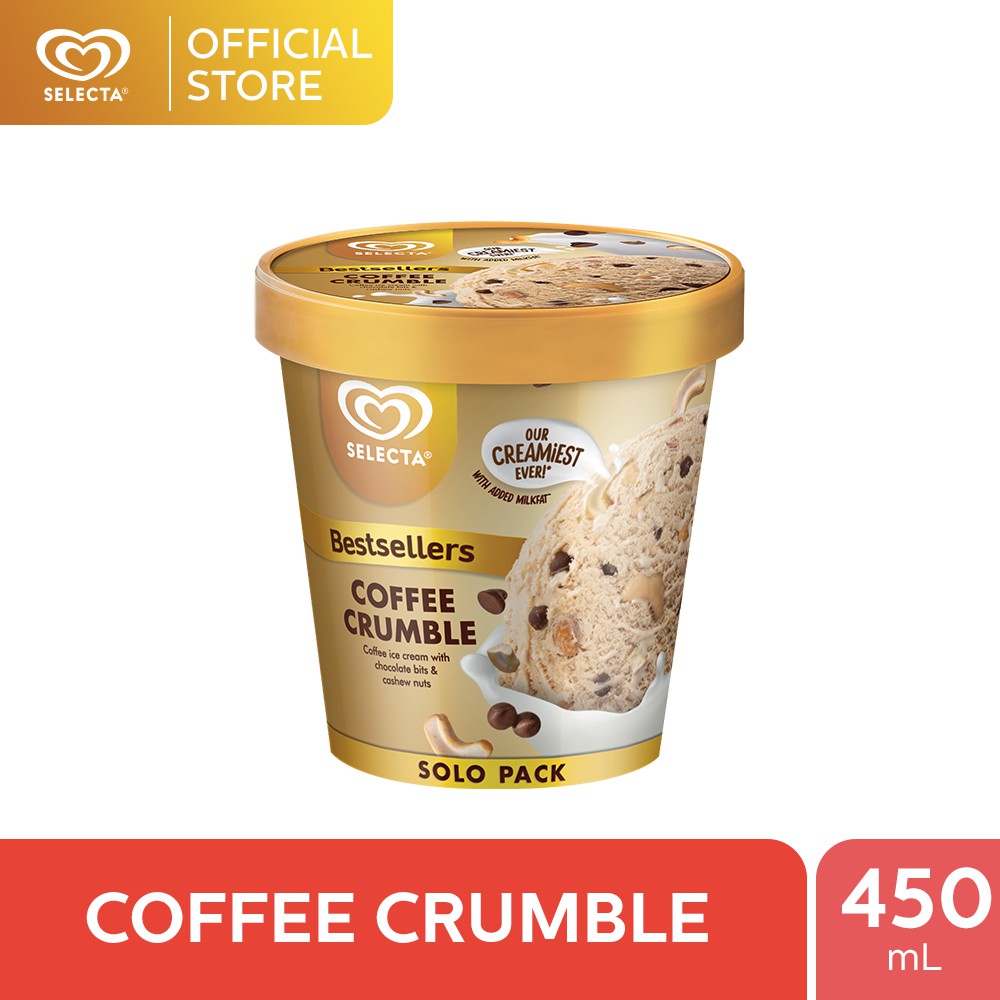 selecta ice cream coffee crumble
