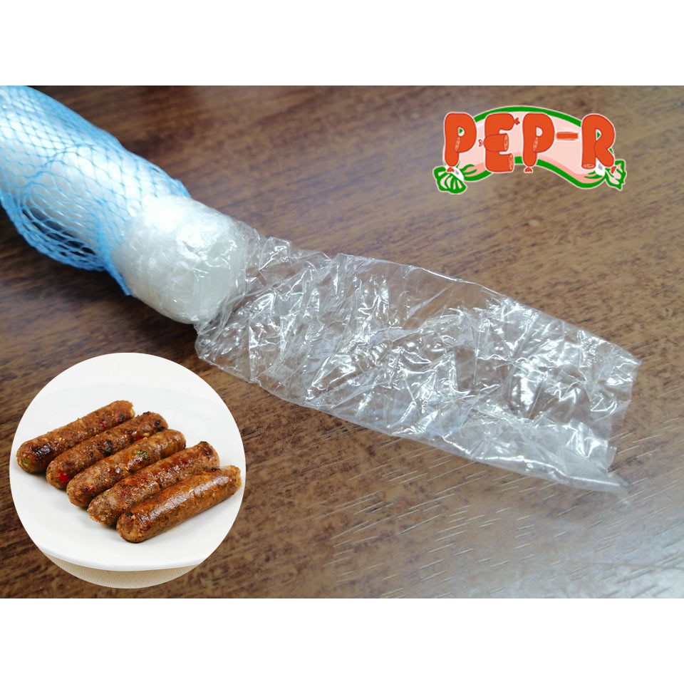 Plastic Casing for Sausage Skinless Longganisa Wrapper 25 meters (20/22